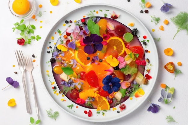 Uśmiechnięte danie